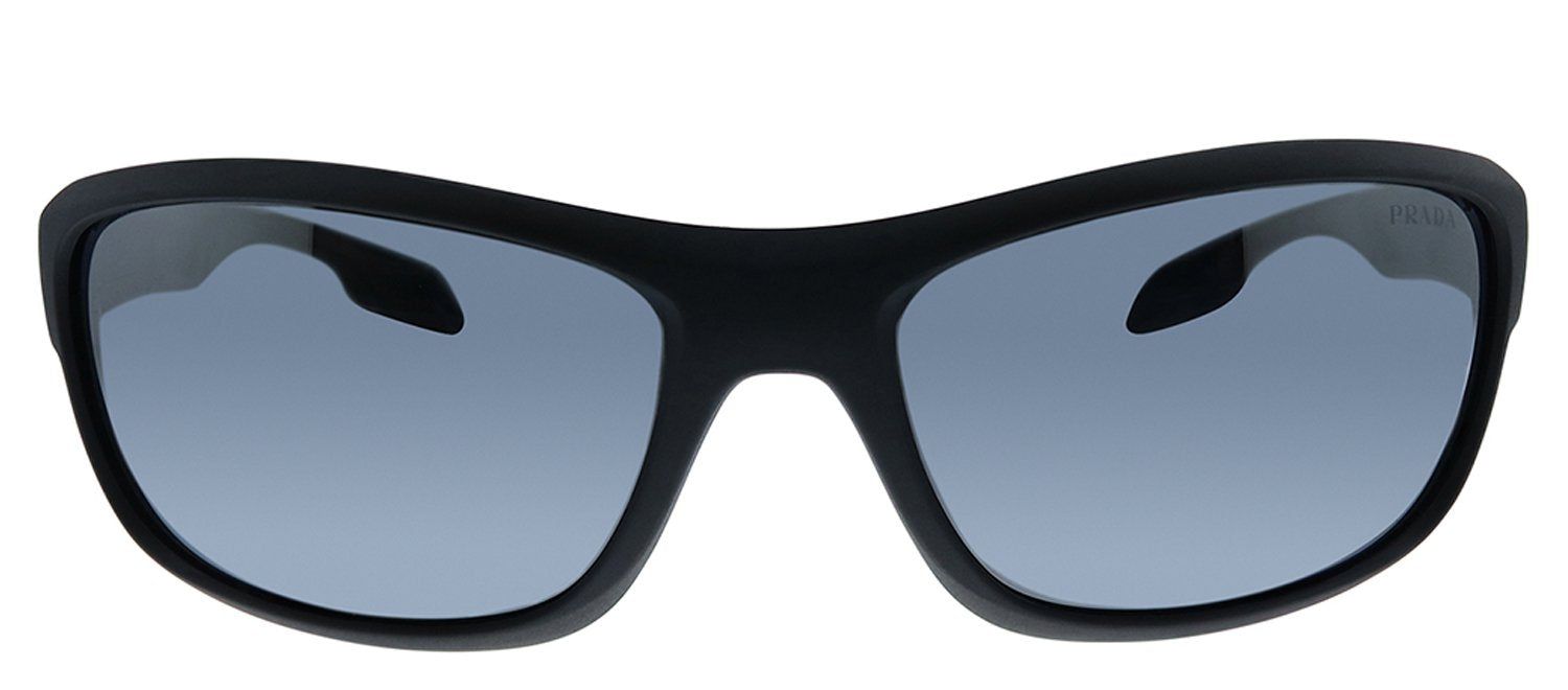 Prada Linea Rossa PS 13US 1BO5L0 Rectangle Plastic Grey Sunglasses with Grey Lens sold by Gaffos