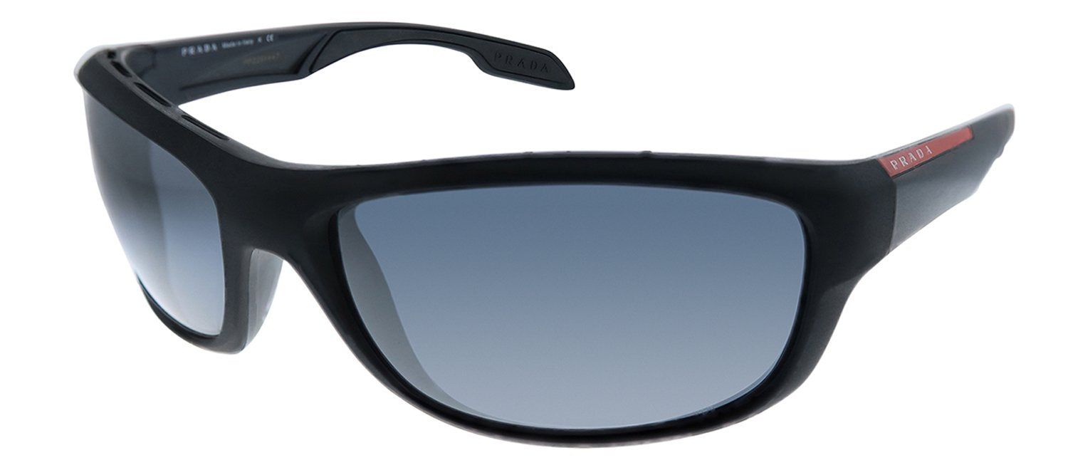 Prada Linea Rossa PS 13US 1BO5L0 Rectangle Plastic Grey Sunglasses with Grey Lens sold by Gaffos product image thumbnail 2