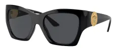 Versace VE 4452 GB1/87 Fashion Plastic Black Sunglasses with Grey Lens sold by Gaffos
