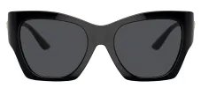 Versace VE 4452 GB1/87 Fashion Plastic Black Sunglasses with Grey Lens sold by Gaffos