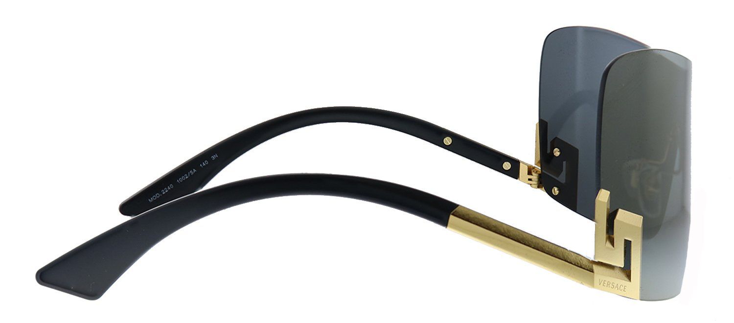 Versace VE 2240 10025A Shield Metal Gold Sunglasses with Gold Mirror Lens sold by Gaffos product image thumbnail 3