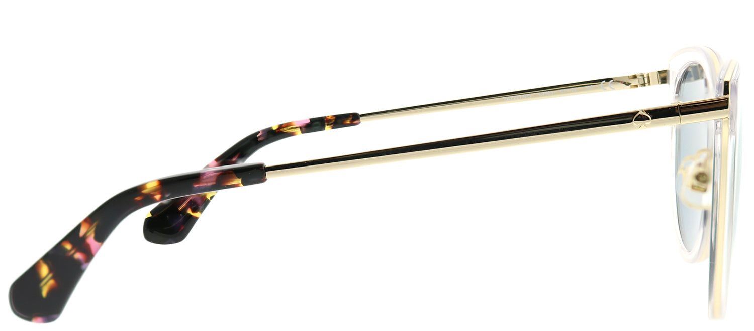 Kate Spade KS Jazzlyn S45 0J Cat-Eye Plastic Pink Sunglasses with Rose Gold Mirror Lens sold by Gaffos product image thumbnail 3