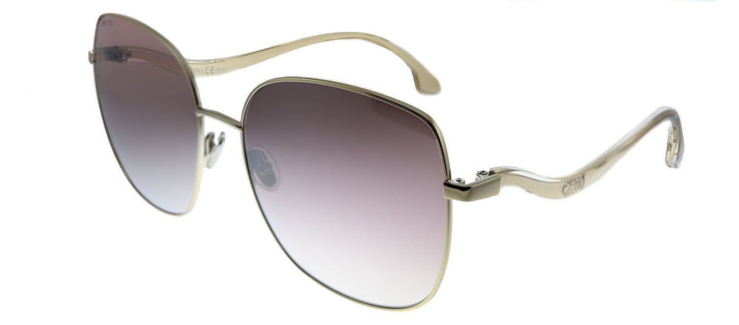 Jimmy Choo JC MAMIE/S 3YG NQ Rectangle Metal Gold Sunglasses with Brown Gradient Mirrored Lens sold by Gaffos product image thumbnail 2