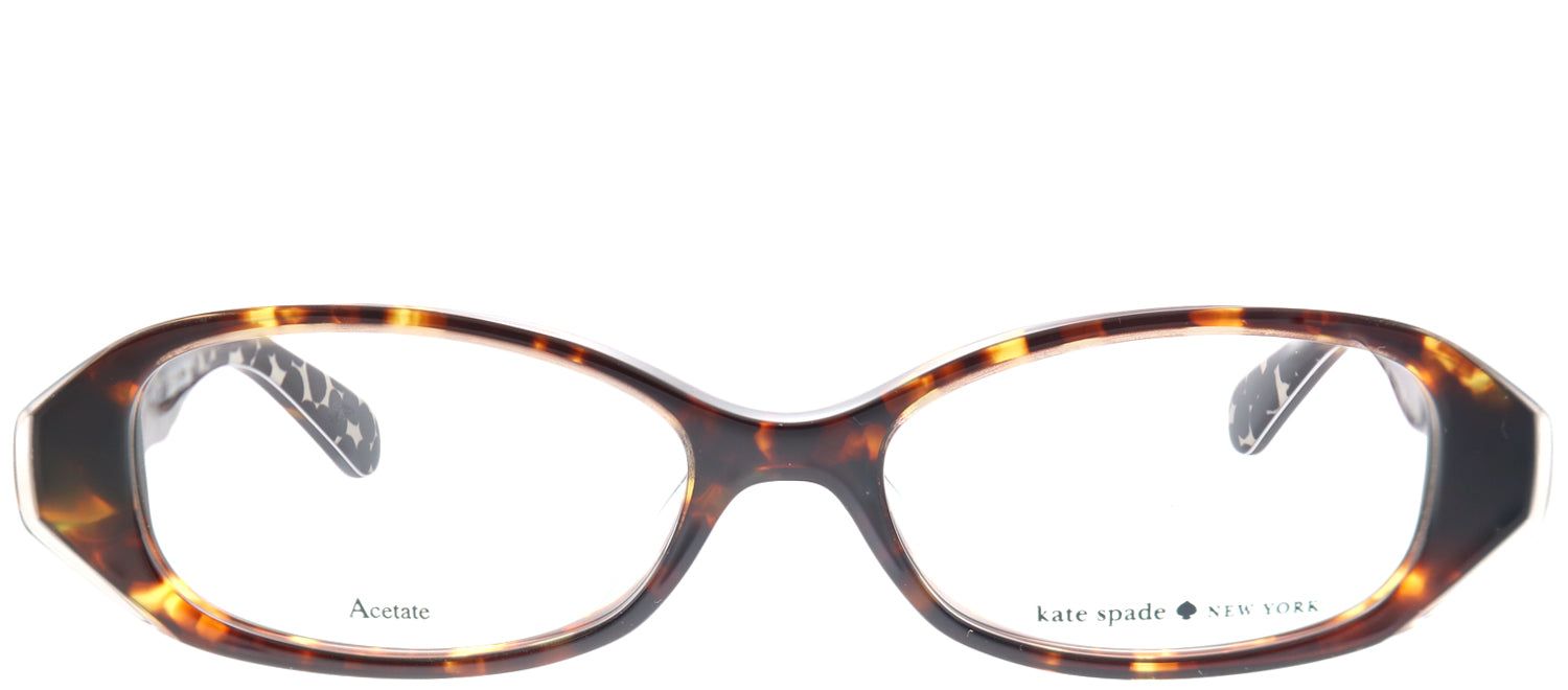 Kate Spade KS Lisann/F S3P Oval Plastic Tortoise/ Havana Eyeglasses with Demo Lens sold by Gaffos