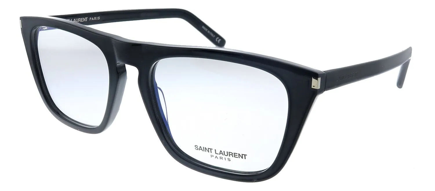 Saint Laurent SL 343 003 Rectangle Acetate Black Eyeglasses with Demo Lens sold by Gaffos product image thumbnail 2