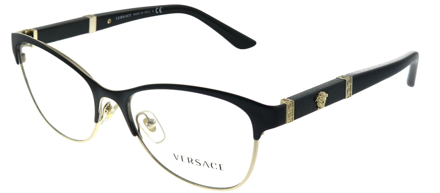 Versace VE 1233Q 1366 Cat-eye Metal Black Eyeglasses with Demo Lens sold by Gaffos product image thumbnail 2