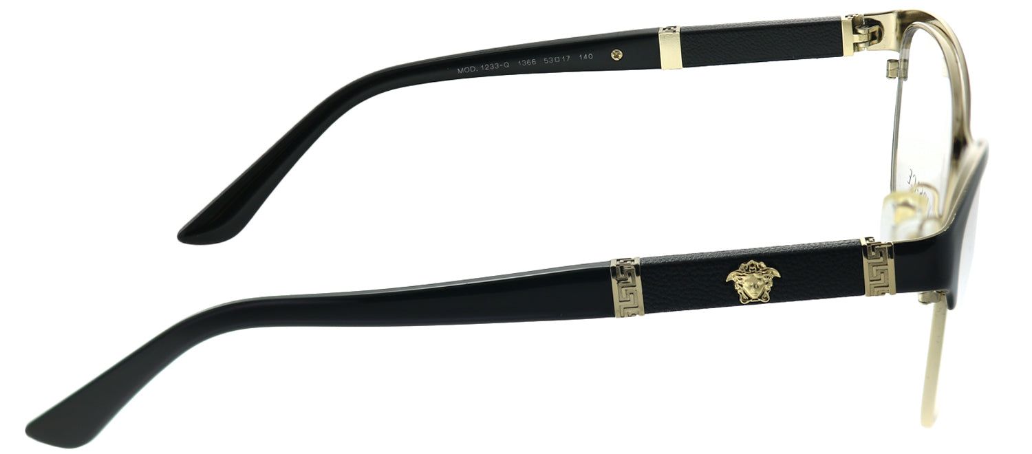 Versace VE 1233Q 1366 Cat-eye Metal Black Eyeglasses with Demo Lens sold by Gaffos product image thumbnail 3