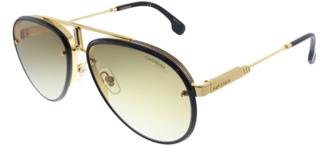 Carrera Carrera Glory 2M2 Aviator Metal Black Sunglasses with Brown Gradient Lens sold by Gaffos