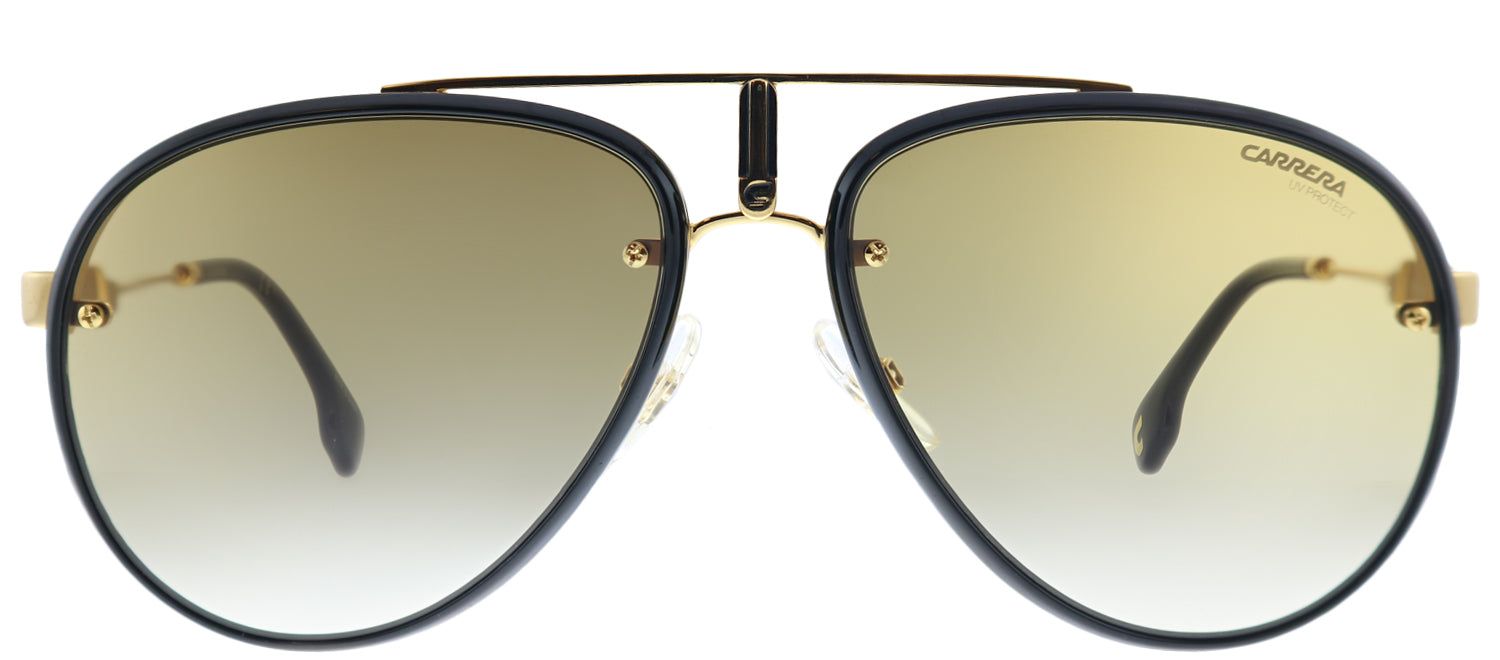Carrera Carrera Glory 2M2 Aviator Metal Black Sunglasses with Brown Gradient Lens sold by Gaffos