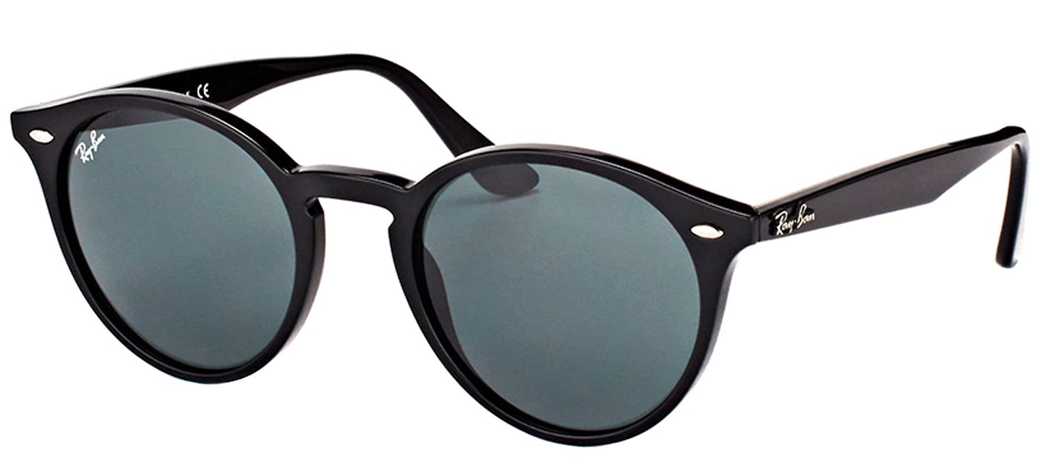 Ray-Ban RB 2180 601/71 Round Plastic Black Sunglasses with Green Lens sold by Gaffos product image thumbnail 2