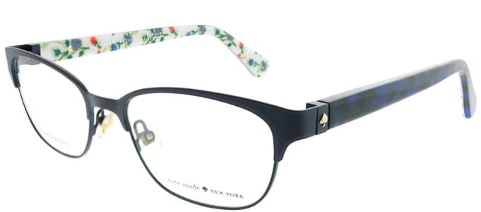 Kate Spade KS Diandra JBW Rectangle Metal Blue Eyeglasses with Demo Lens sold by Gaffos