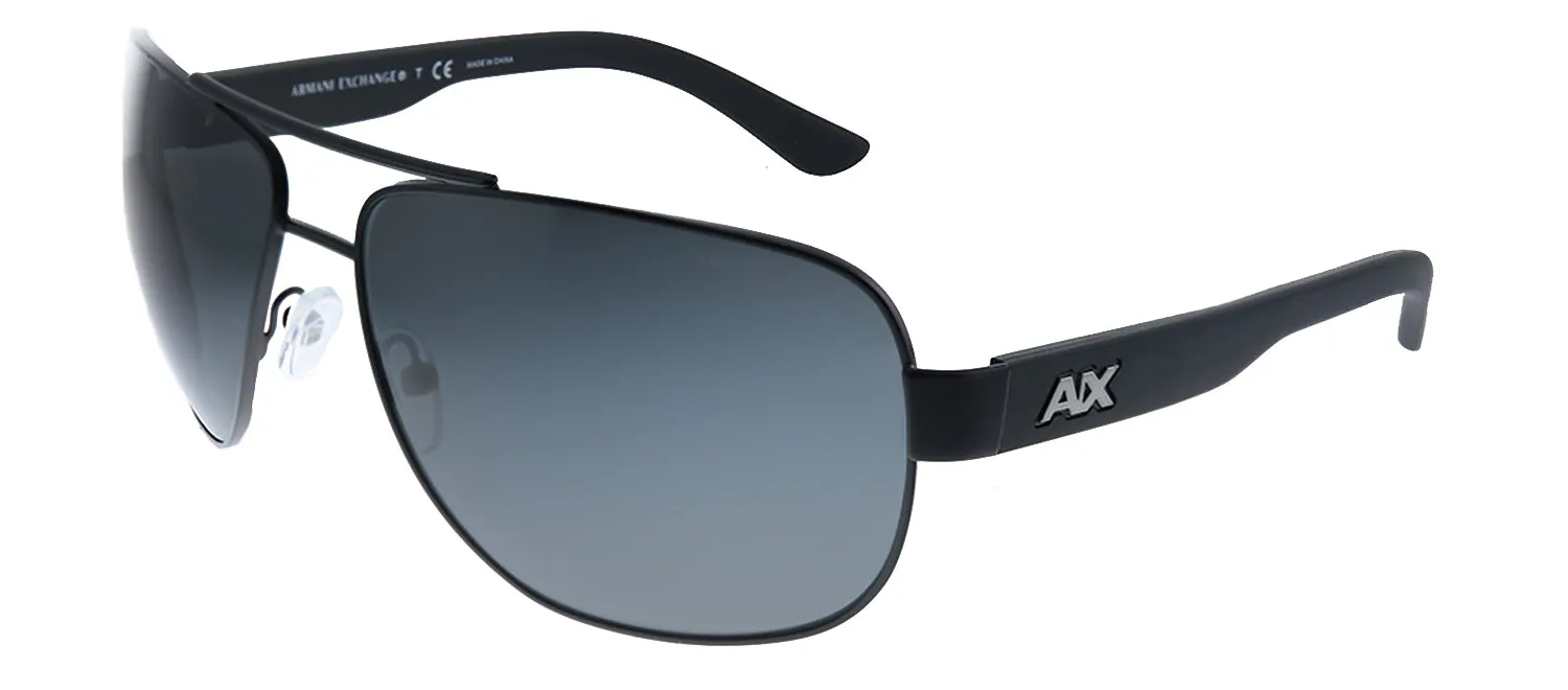 Armani Exchange AX 2012S 606387 Aviator Metal Black Sunglasses with Grey Lens sold by Gaffos product image thumbnail 2