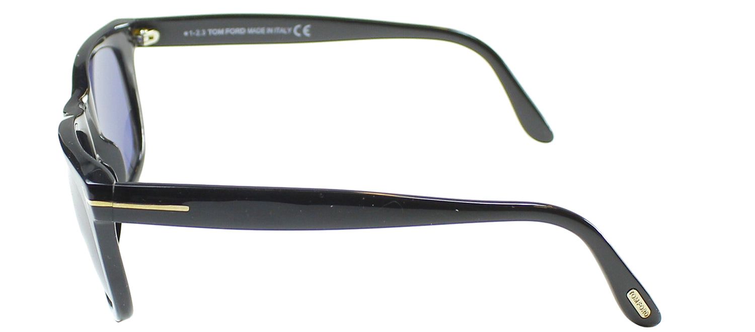 Tom Ford TF 336 01V Square Plastic Black Sunglasses with Blue Lens sold by Gaffos product image thumbnail 3