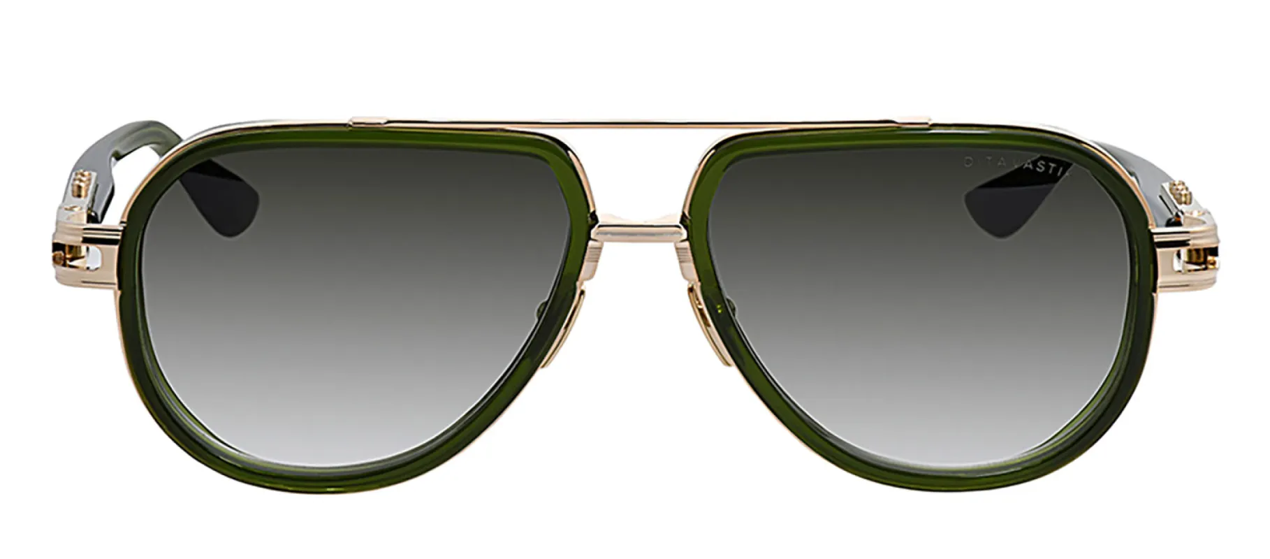 Dita VASTIK DT DTS441 A-03 Aviator Metal Gold Sunglasses with Green Gradient Lens sold by Gaffos