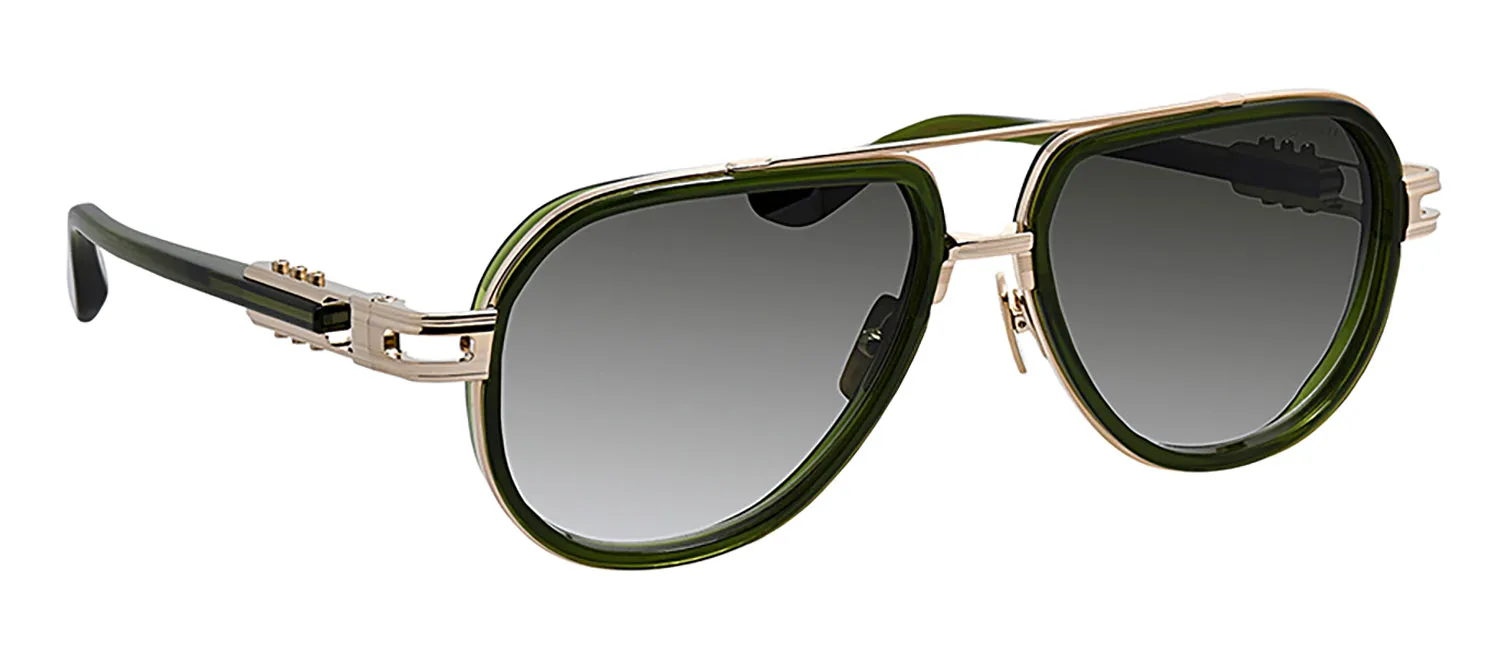 Dita VASTIK DT DTS441 A-03 Aviator Metal Gold Sunglasses with Green Gradient Lens sold by Gaffos product image thumbnail 2