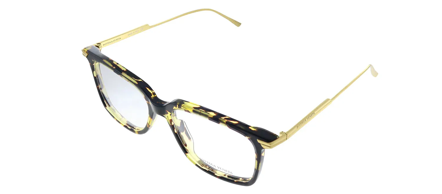 Bottega Veneta BV 1009O 003 Rectangle Plastic Havana Eyeglasses with Logo Stamped Demo Lens sold by Gaffos product image thumbnail 2