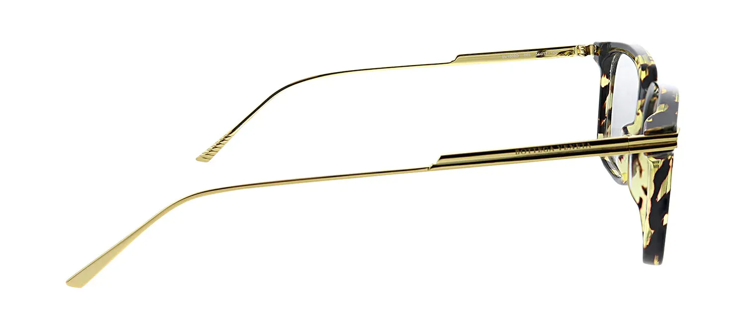 Bottega Veneta BV 1009O 003 Rectangle Plastic Havana Eyeglasses with Logo Stamped Demo Lens sold by Gaffos product image thumbnail 3