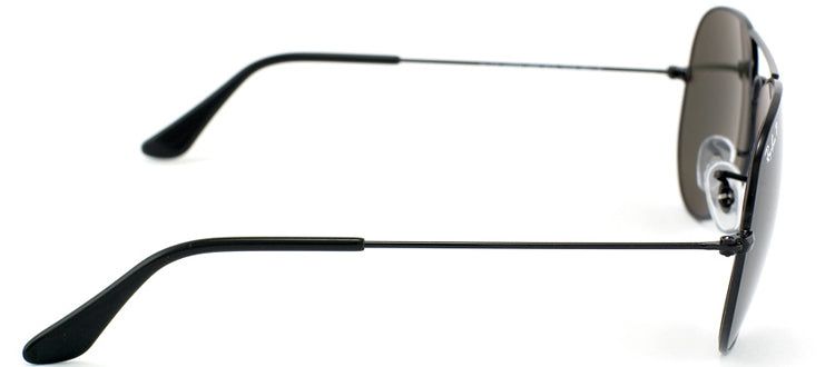 Ray-Ban RB 3025 002/58 Aviator Metal Black Sunglasses with Green Polarized Lens sold by Gaffos product image thumbnail 3