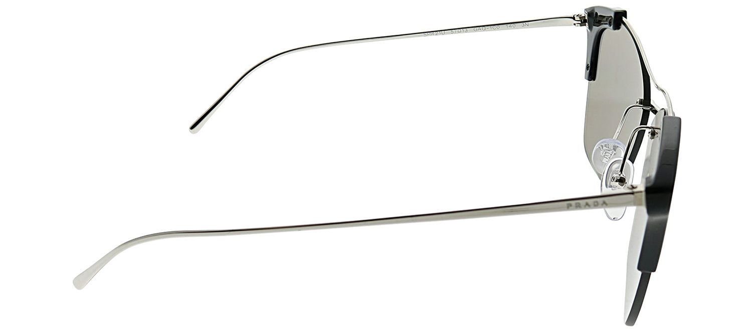 Prada PR 21US GAQ1C0 Square Plastic Silver Sunglasses with Brown Mirror Gold Lens sold by Gaffos product image thumbnail 3