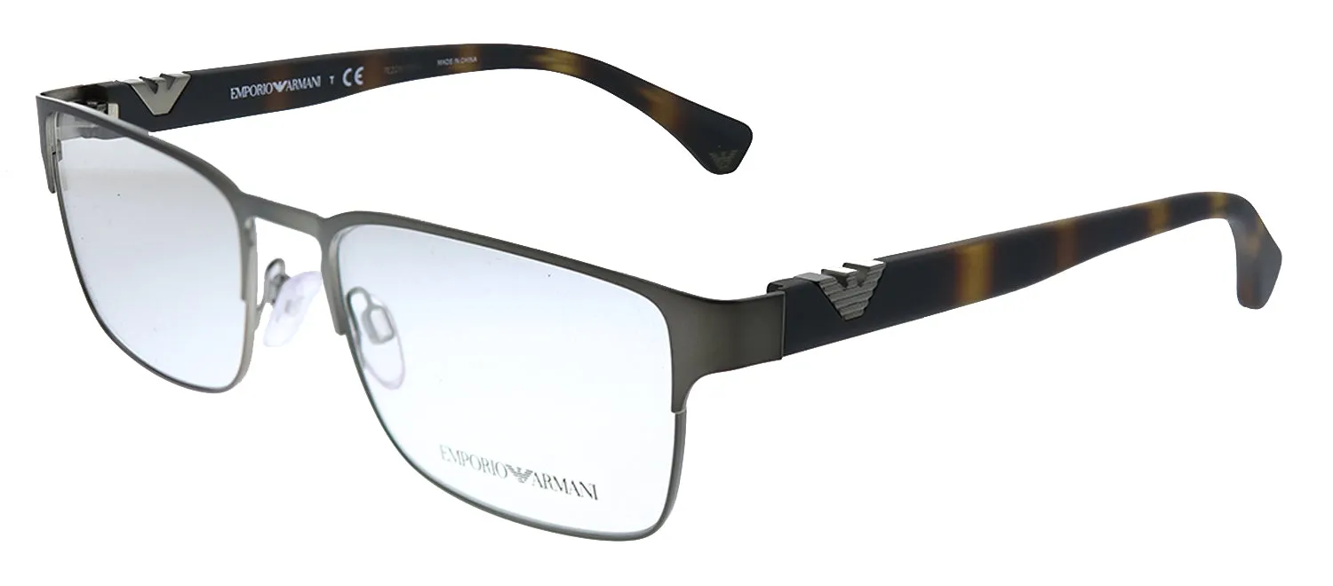 Emporio Armani EA 1027 3003 Square Metal Gunmetal Eyeglasses with Demo Lens sold by Gaffos product image thumbnail 2