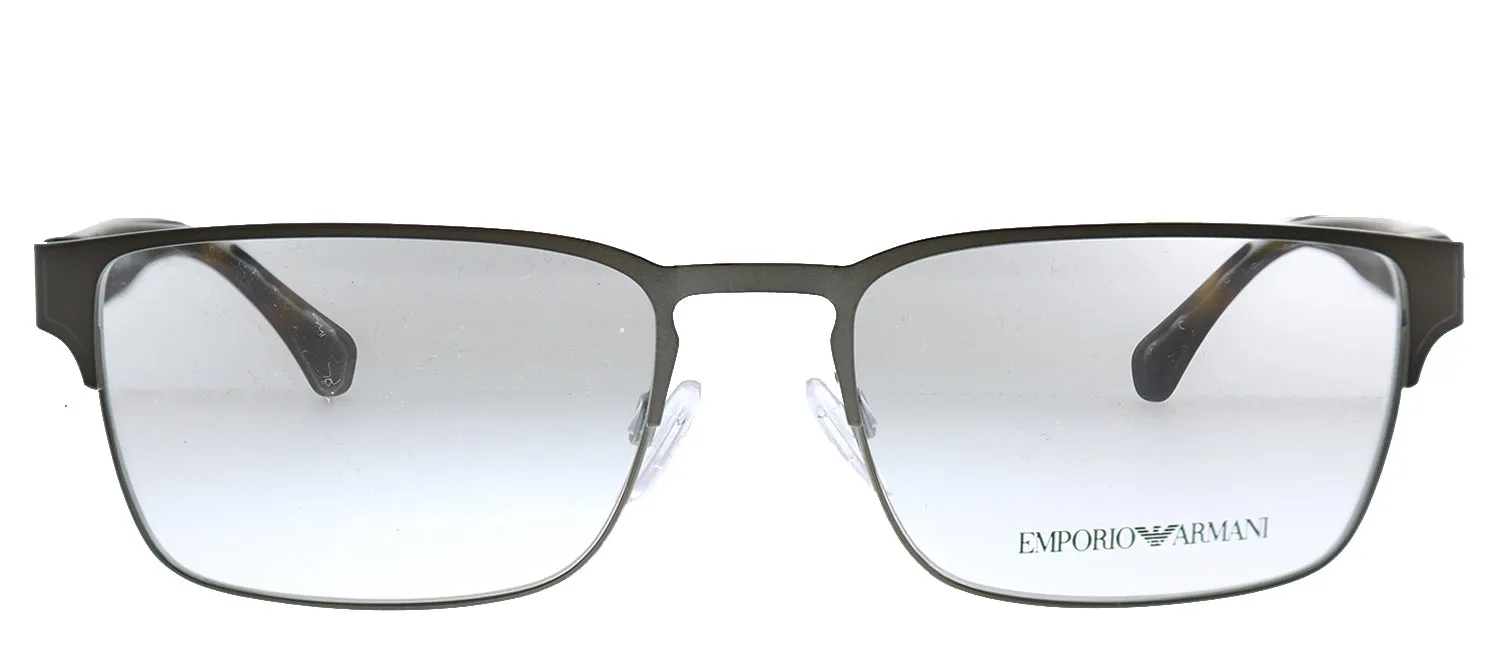 Emporio Armani EA 1027 3003 Square Metal Gunmetal Eyeglasses with Demo Lens sold by Gaffos