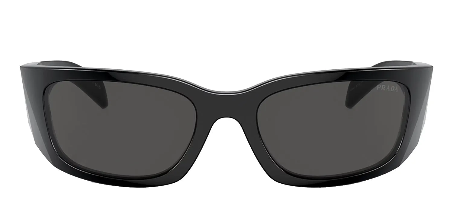Prada PR A14S 1AB5S0 Butterfly Plastic Black Sunglasses with Grey Lens sold by Gaffos