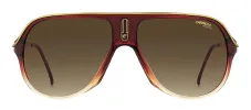 Carrera CA SAFARI65/N 2HA Navigator Plastic Burgundy Sunglasses with Brown Gradient Lens sold by Gaffos