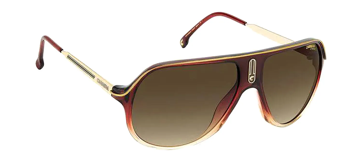 Carrera CA SAFARI65/N 2HA Navigator Plastic Burgundy Sunglasses with Brown Gradient Lens sold by Gaffos product image thumbnail 3