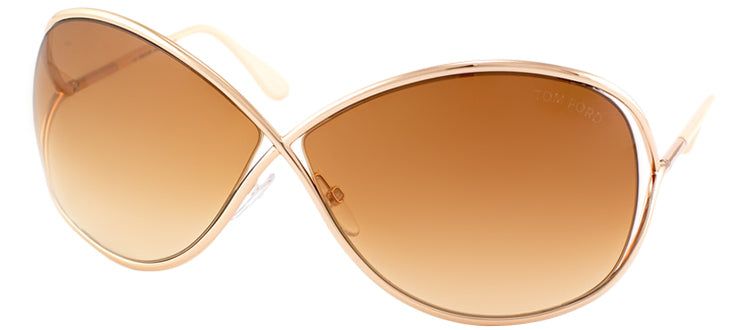 Tom Ford Miranda TF 130 28F Fashion Metal Gold Sunglasses with Brown Gradient Lens sold by Gaffos product image thumbnail 2