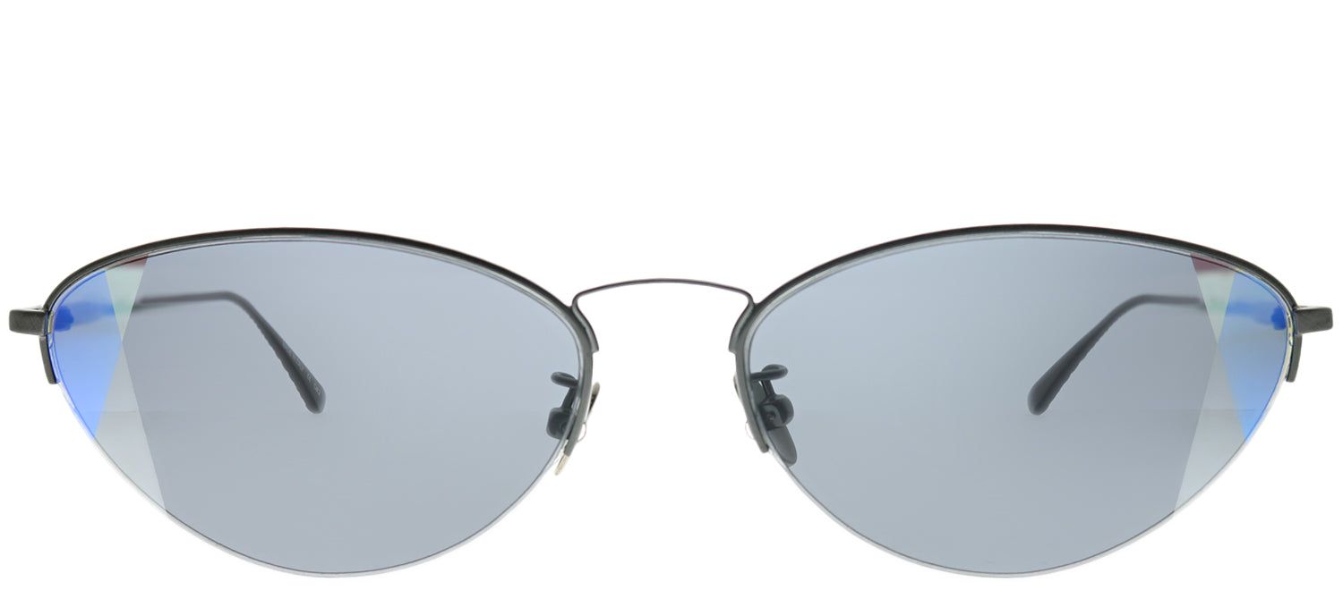 Bottega Veneta Fashion DNA BV 0245S 001 Geometric Metal Grey Sunglasses with Grey Intrecciato Lens sold by Gaffos