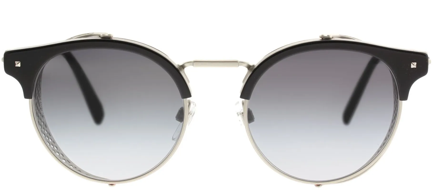 Valentino VA 2008Z 30158G Round Metal Silver Sunglasses with Grey Gradient Lens sold by Gaffos