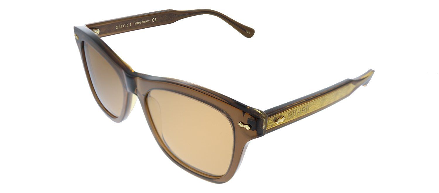 Gucci GG 0910S 003 Square Acetate Brown Sunglasses with Brown Lens sold by Gaffos product image thumbnail 2