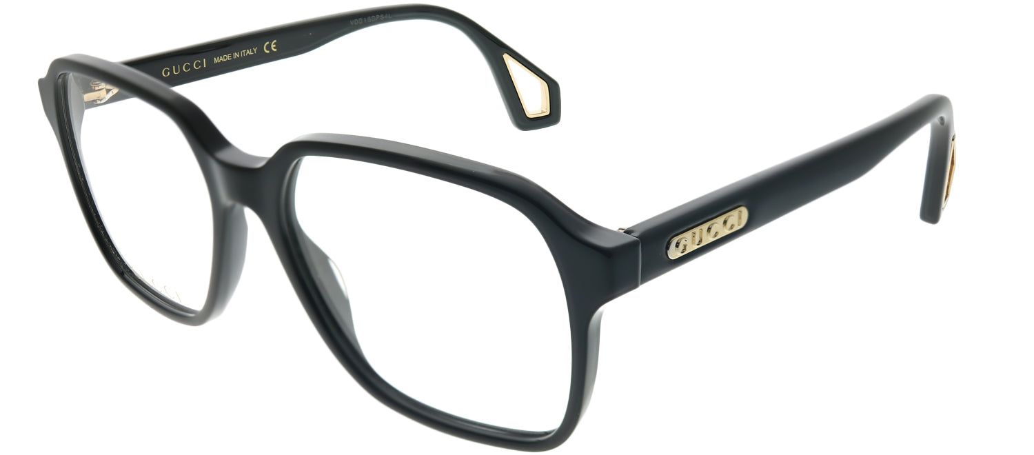 Gucci GG 0469O 001 Square Acetate Black Eyeglasses with Demo Lens sold by Gaffos product image thumbnail 2