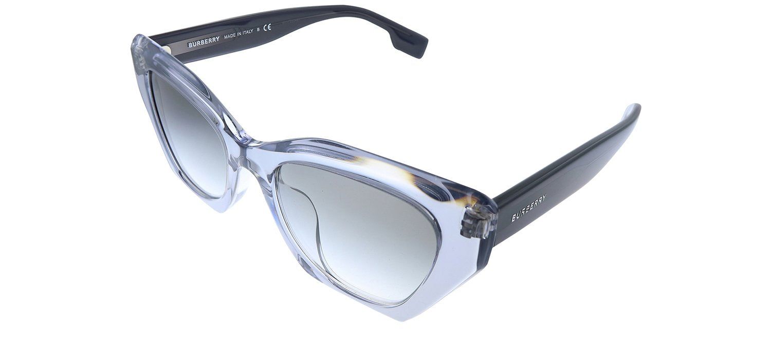 Burberry BE 4299F 38318E Butterfly Plastic Transparent Sunglasses with Silver Gradient Lens sold by Gaffos product image thumbnail 2
