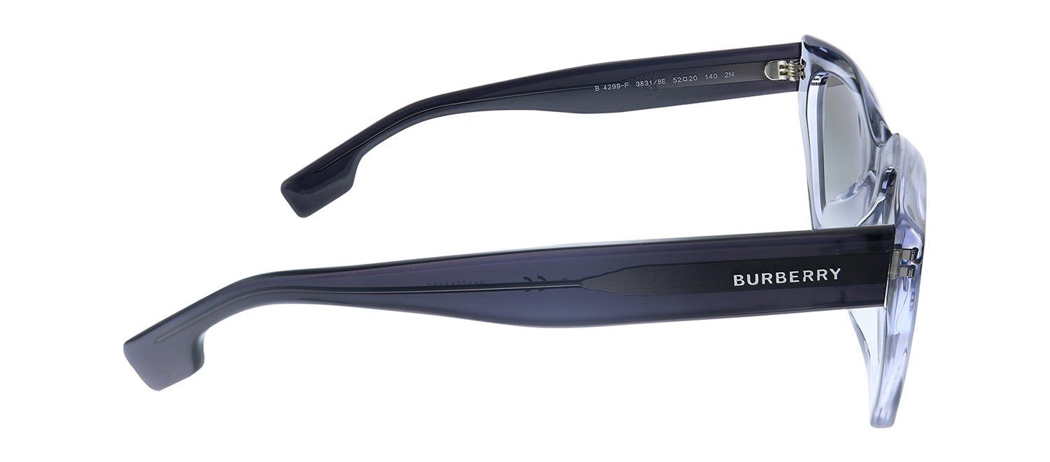 Burberry BE 4299F 38318E Butterfly Plastic Transparent Sunglasses with Silver Gradient Lens sold by Gaffos product image thumbnail 3