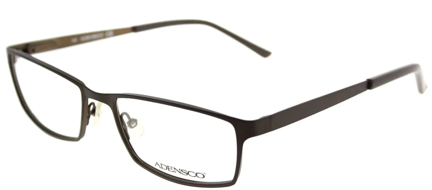 Adensco AD 111 JYS Rectangle Metal Brown Eyeglasses with Demo Lens sold by Gaffos product image thumbnail 2