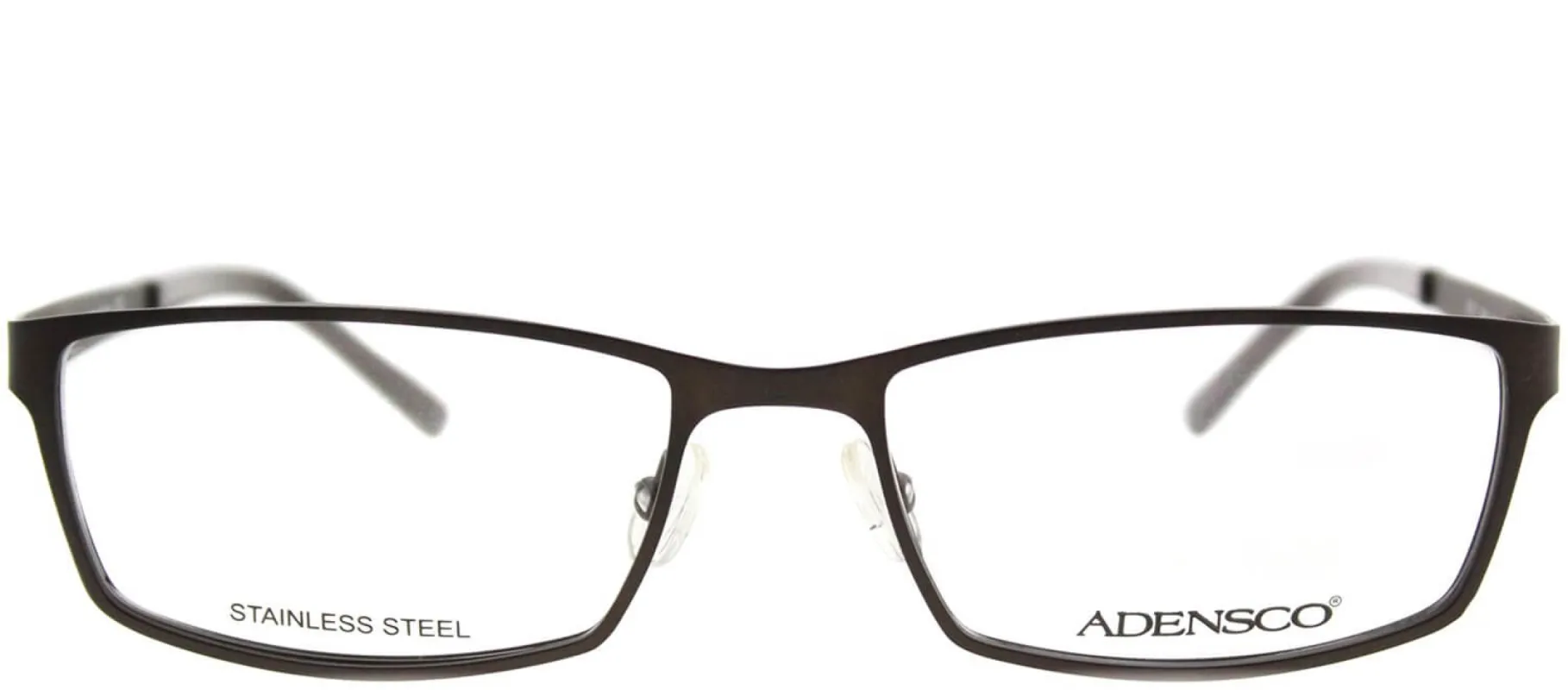 Adensco AD 111 JYS Rectangle Metal Brown Eyeglasses with Demo Lens sold by Gaffos