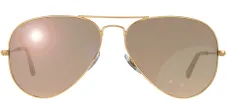 Ray-Ban Aviator Classic RB 3025 001/3E Aviator Metal Gold Sunglasses with Red/Violet Gradient Lens sold by Gaffos