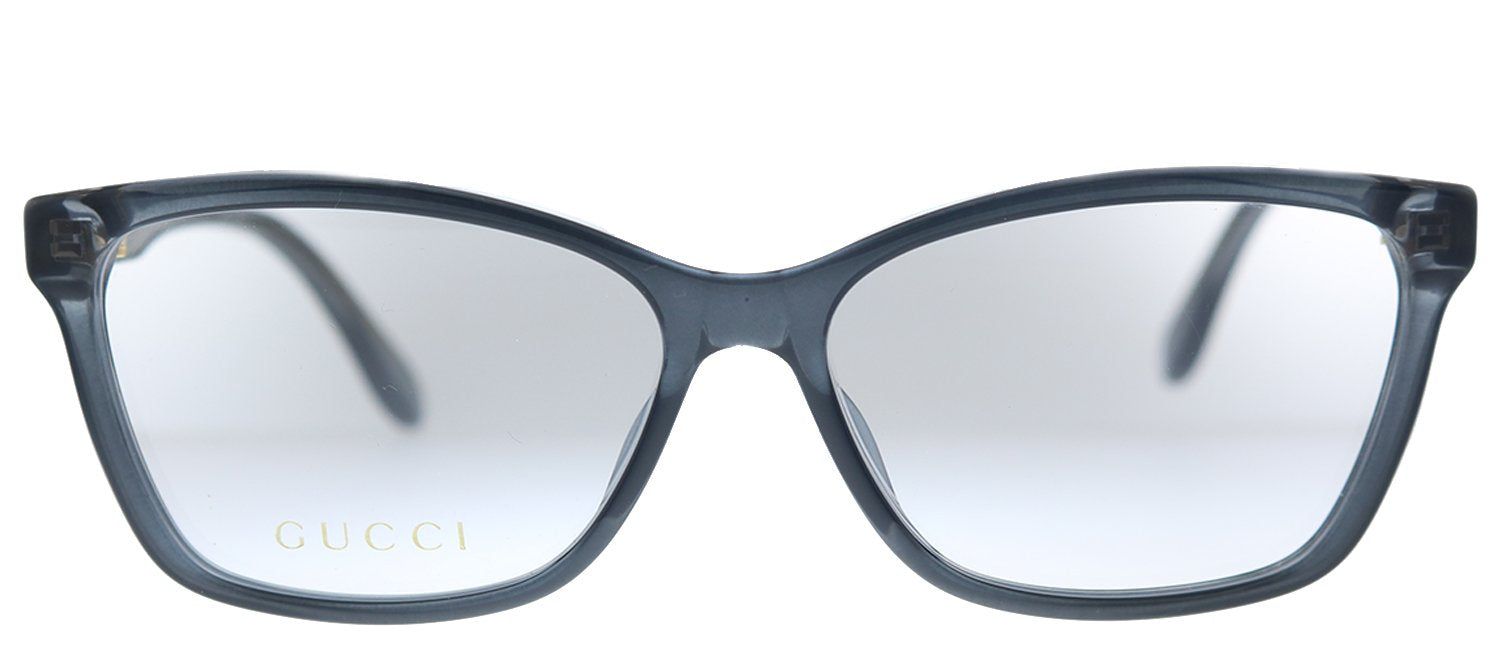 Gucci GG 0792O 004 Rectangle Acetate Grey Eyeglasses with Demo Lens sold by Gaffos