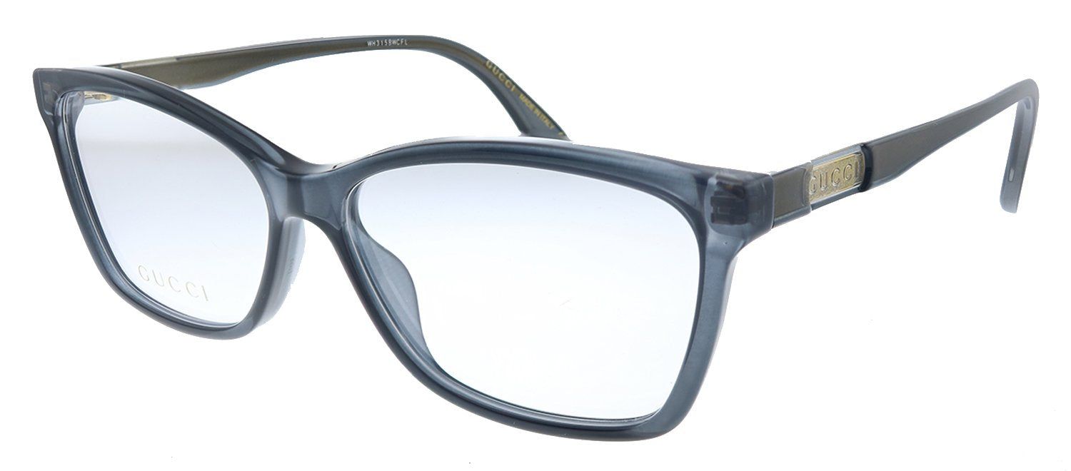 Gucci GG 0792O 004 Rectangle Acetate Grey Eyeglasses with Demo Lens sold by Gaffos product image thumbnail 2