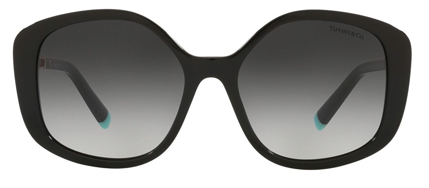 Tiffany & Co. TF 4192 80013C Irregular Metal Black Sunglasses with Gray Gradient Lens sold by Gaffos