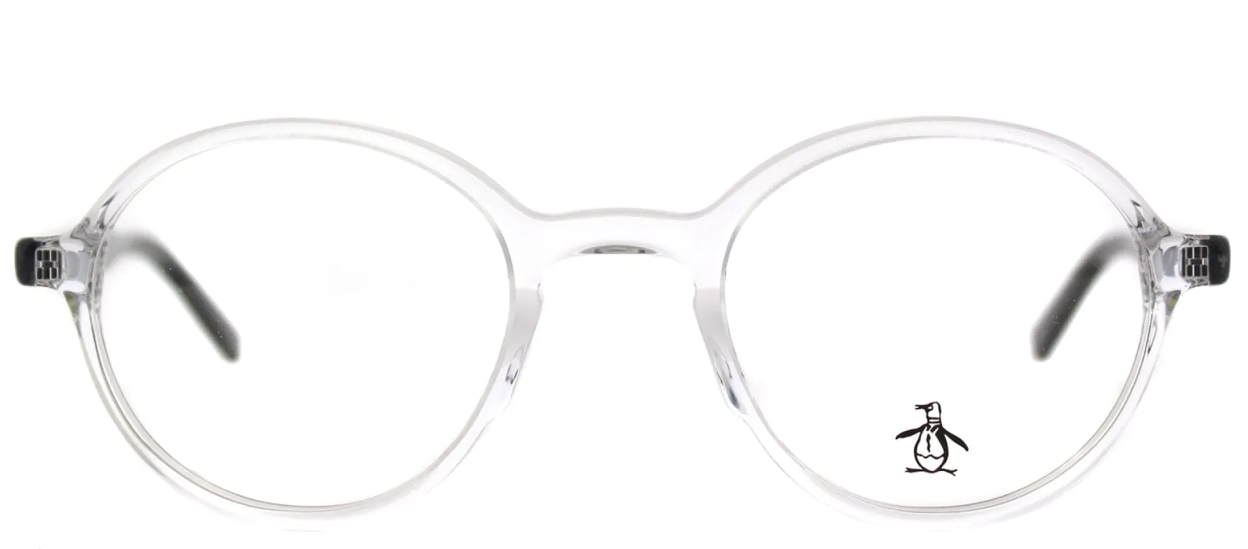 Original Penguin PE Mungarutal CR Round Plastic Clear Eyeglasses with Demo Lens sold by Gaffos