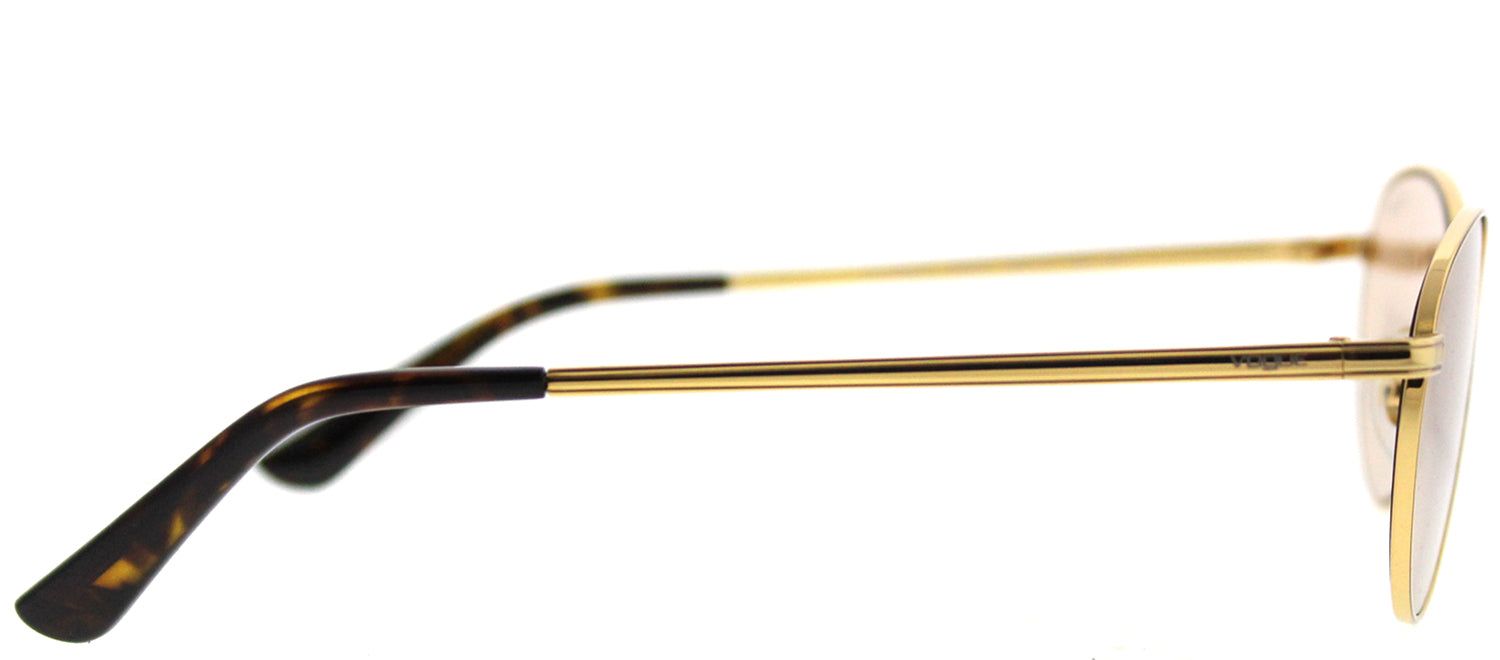 Vogue VO 4082S 280/73 Oval Metal Gold Sunglasses with Gold Lens sold by Gaffos product image thumbnail 3