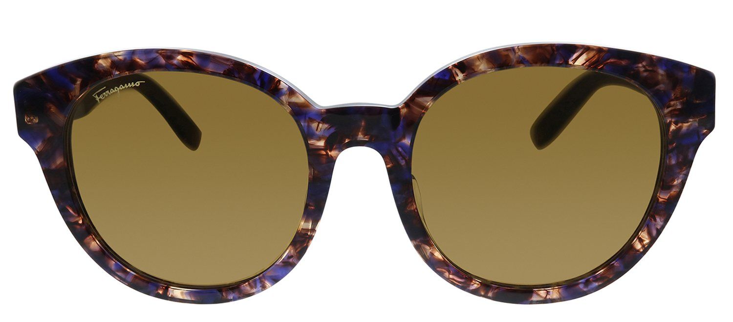 Salvatore Ferragamo SF 884SA 542 Cat-Eye Plastic Havana Sunglasses with Brown Lens sold by Gaffos