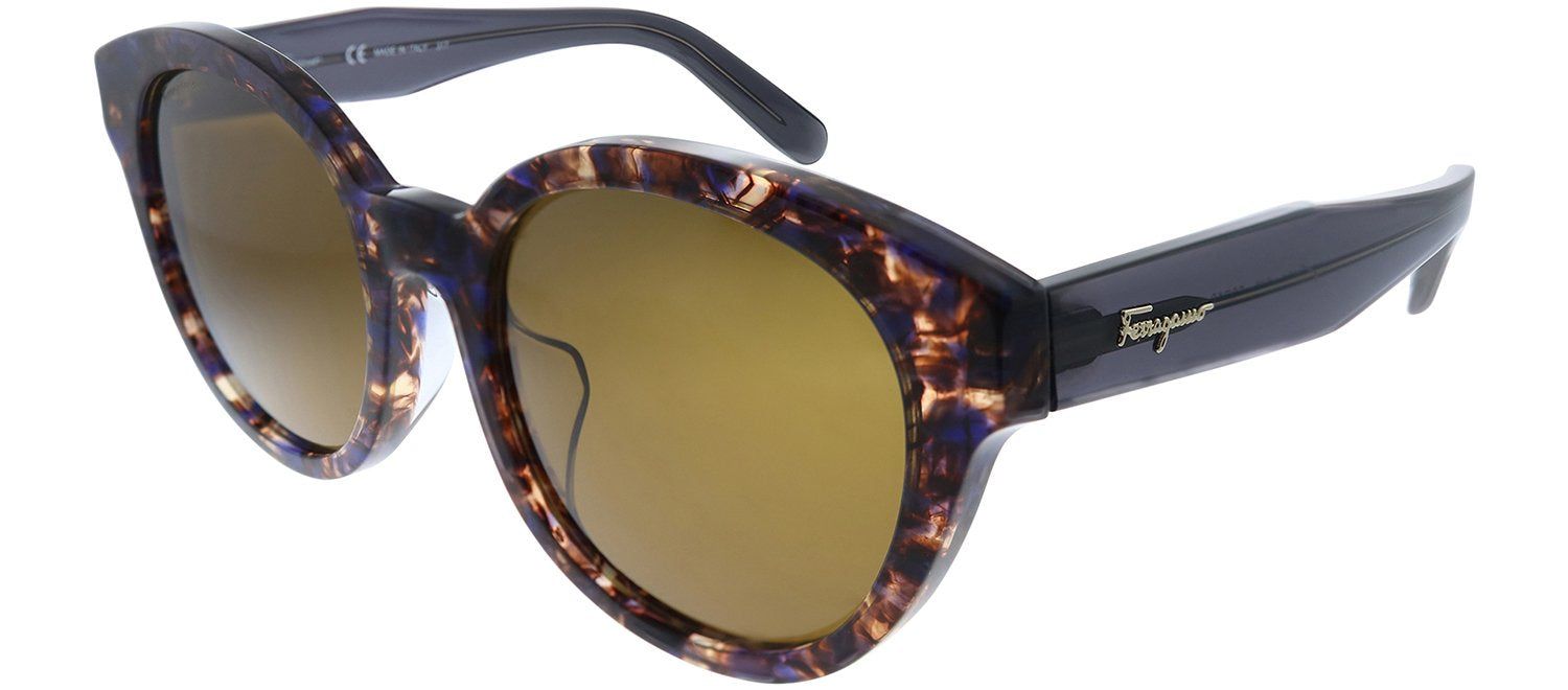 Salvatore Ferragamo SF 884SA 542 Cat-Eye Plastic Havana Sunglasses with Brown Lens sold by Gaffos product image thumbnail 2