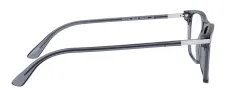 Prada PR 01WV 01G1O1 Rectangle Plastic Grey Eyeglasses with Logo Stamped Demo Lenses sold by Gaffos
