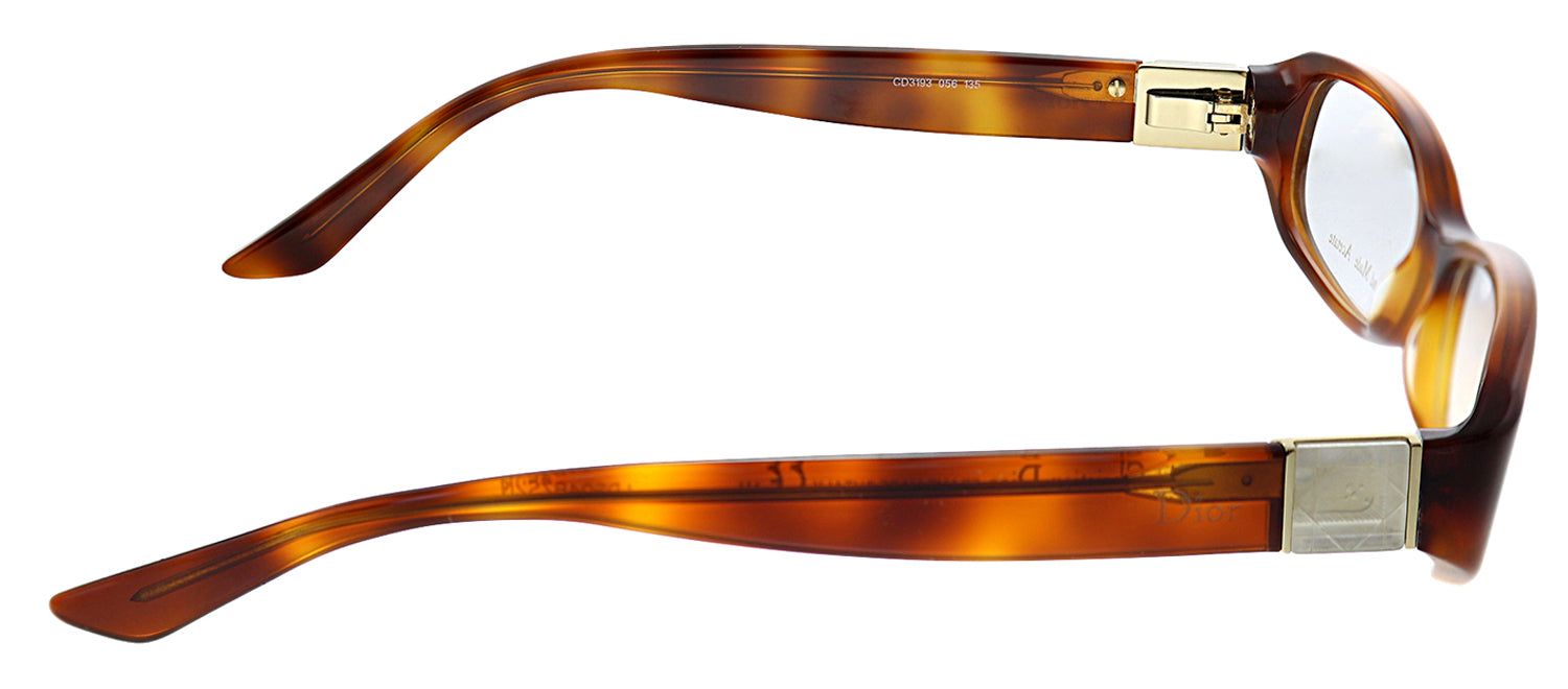 Dior CD 3193 056 Oval Plastic Tortoise/ Havana Eyeglasses with Demo Lens sold by Gaffos product image thumbnail 3
