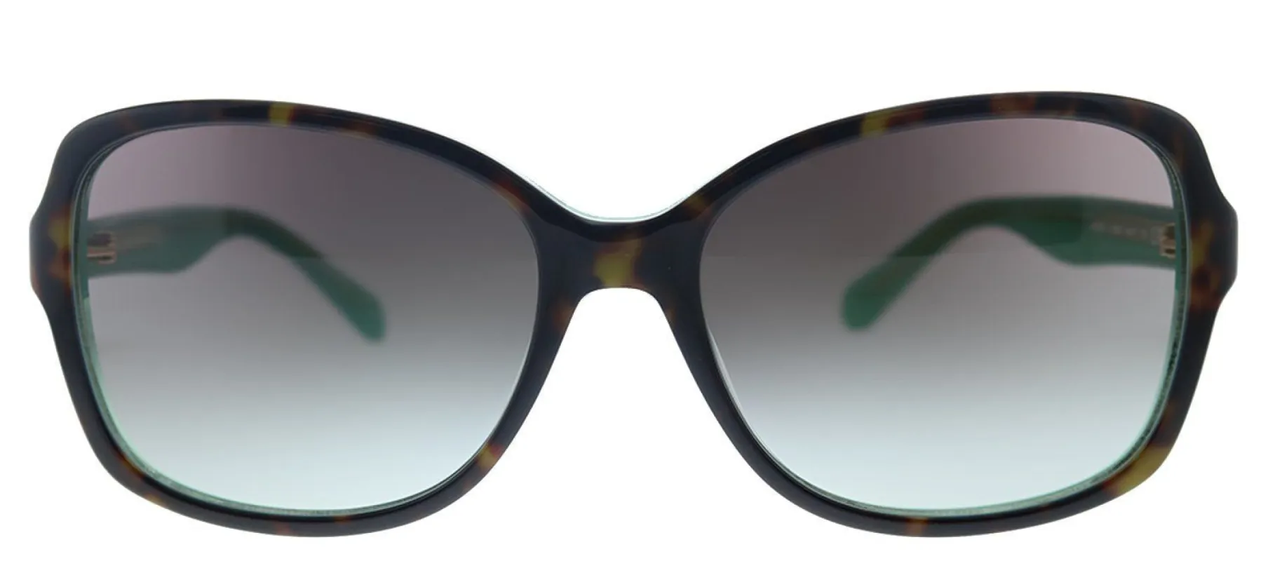 Kate Spade KS Ayleen/S VPU Rectangle Plastic Havana Green Sunglasses with Grey Gradient Lens sold by Gaffos