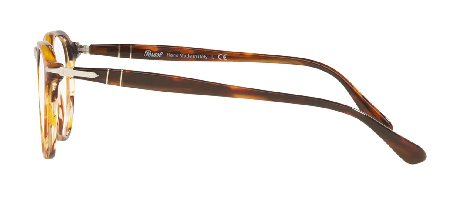 Persol PO 3286V 1157 Phantos Plastic Red Eyeglasses with Logo Stamped Demo Lenses sold by Gaffos product image thumbnail 4