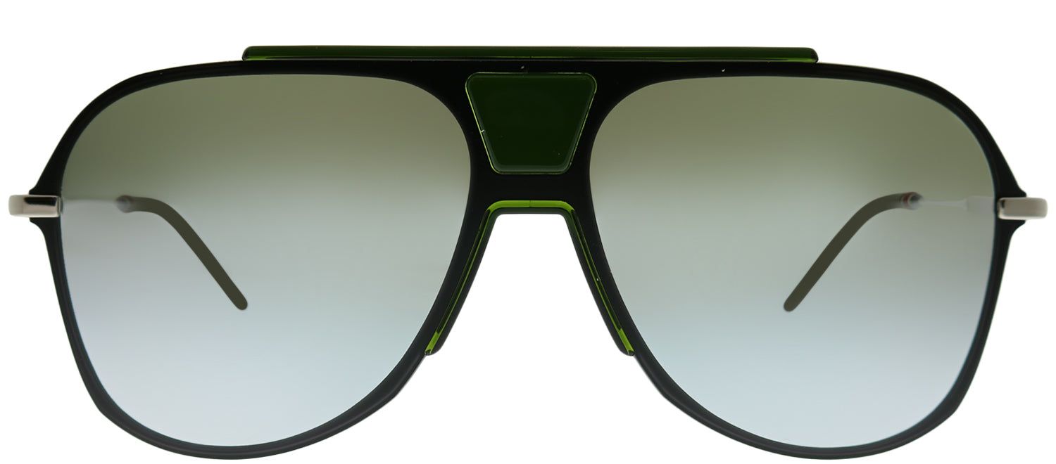 Dior Homme CD 0224S 3OL 0T Aviator Plastic Black Sunglasses with Silver Mirror Lens sold by Gaffos